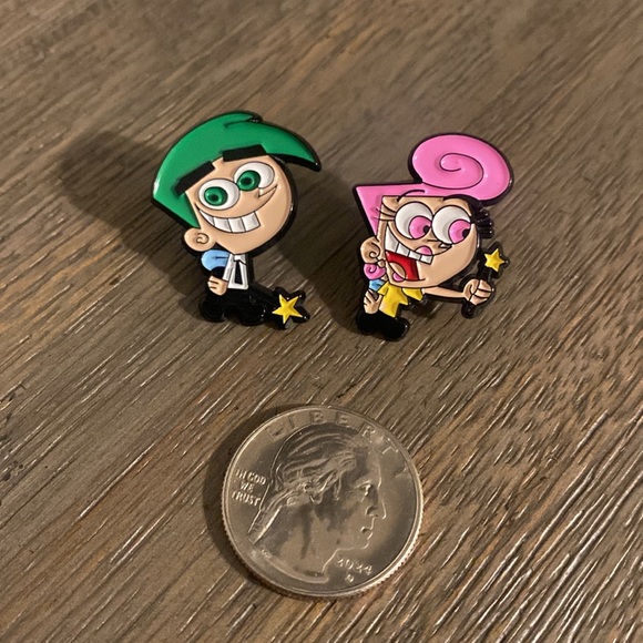 Cosmo & Wanda Brooch Pin - Picture 2 of 4